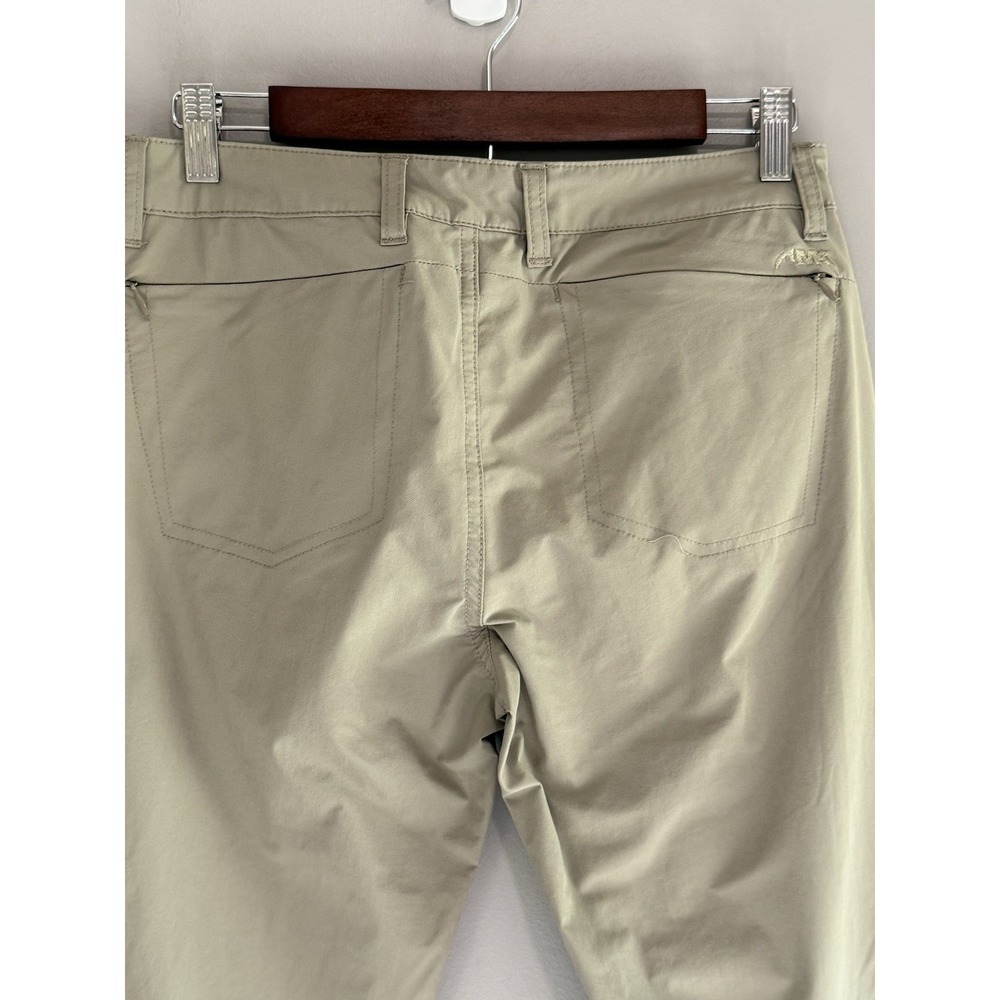 Mountain Khakis Cruiser II Hiking Pants Beige Roll Up Convertible Outdoor 4R - Picture 4 of 14
